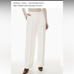 Wilfred effortless pant white birch
